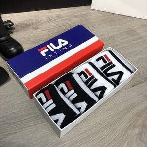 Набор носков Fila Pack 4 White/Black